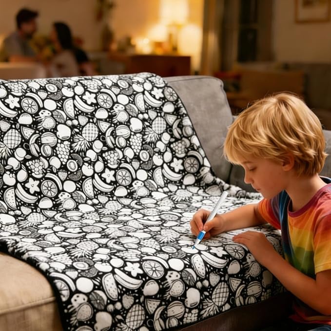 🔥 2026's Best Seller: DIY Coloring Blanket! 🏠-edition